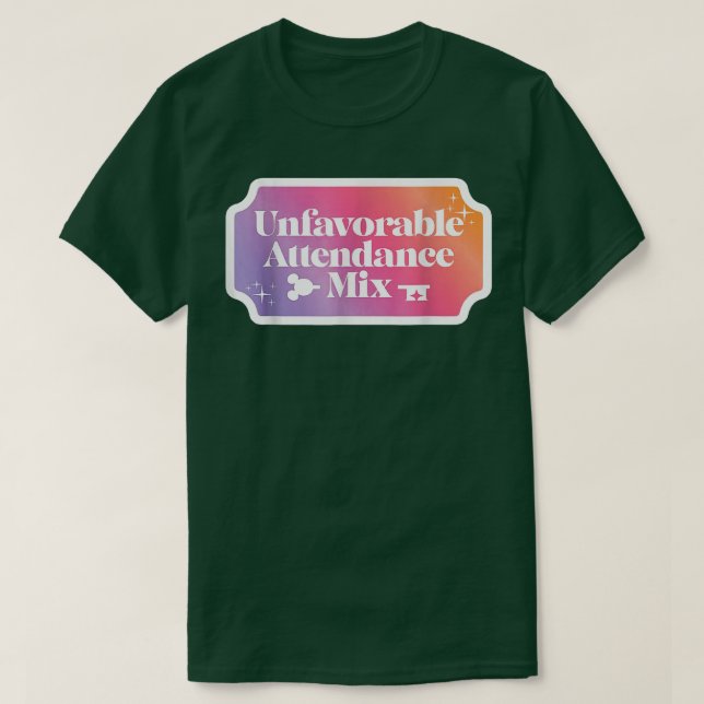 T-shirt Mélange de présence défavorable (Design devant)
