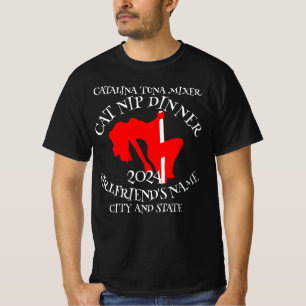T-shirt Mélange de thon Catalina pour chat fête de nip