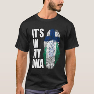 T-shirt Mélange Finlandais Et Nigérian Dna