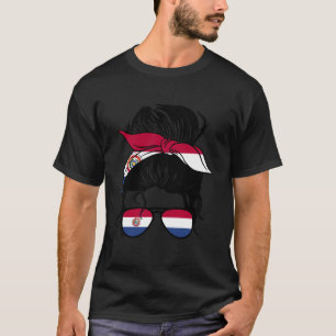 T-shirt Mélange paraguayen moitié néerlandais Paraguay & N