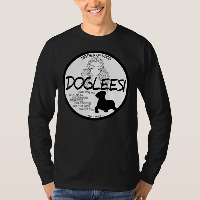 T-shirt Mélange Tri de Dogleesi Labrador Retriever (Devant)