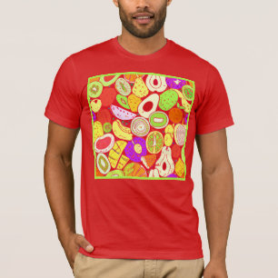 T-shirt Mélanges étonnants de Motifs de fruits. Commandez