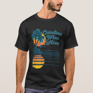 T-shirt Mélangeur Catalina Wine Palm et chemise de plage
