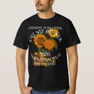 T-shirt Mélangeur de chat au thon Meilleur vin pour animal