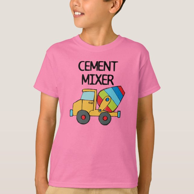T-shirt Mélangeur de ciment (Devant)