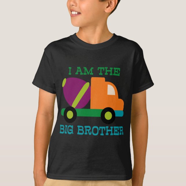 T-shirt Mélangeur de ciment Big Brother (Devant)