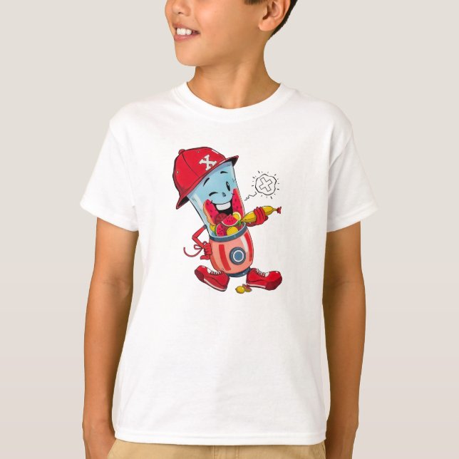 T-shirt Mélangez-le comme un pro ! (Devant)