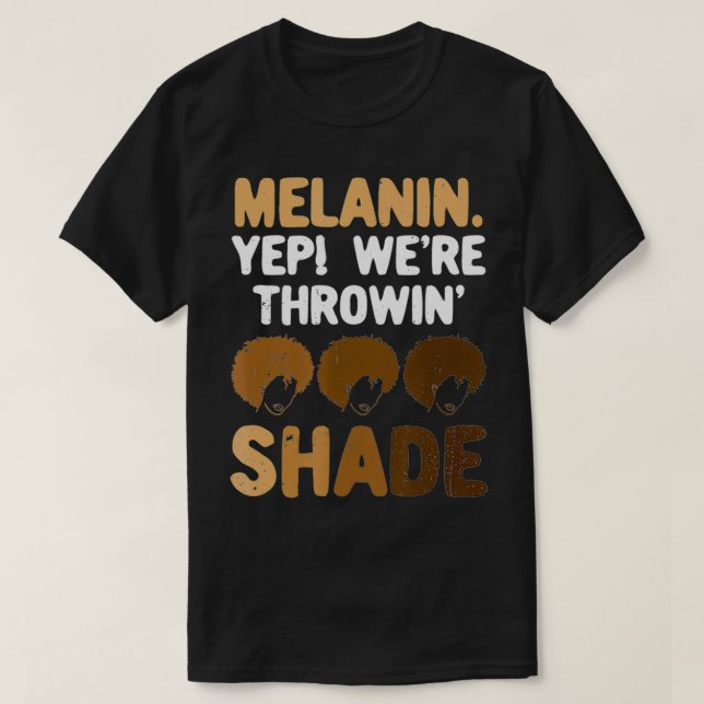 T-shirt Melanin (Design devant)