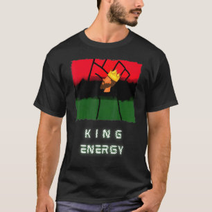 T-shirt Melanin Black King Energy