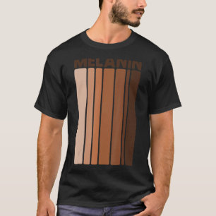T-shirt Melanin Black Pride Afro Queen King Dons Africain