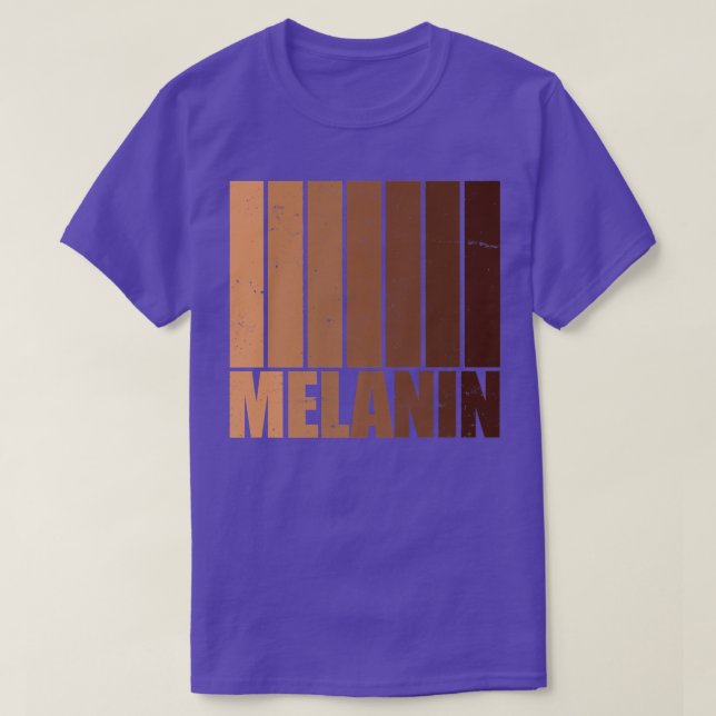 T-shirt Melanin Black Pride BLM Black History Mois Queen  (Design devant)