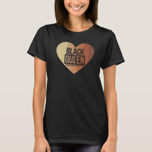 T-shirt Melanin Black Queen La Pièce La Plus Puissante Dan