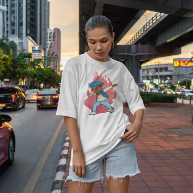 T-shirt Melanin Boy Dabbing (Créateur téléchargé)