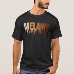 T-shirt Melanin couleur peau foncée et fier Afrique 1