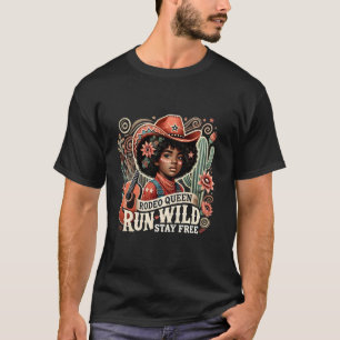 T-shirt Melanin Cow-girls Africaines Melanin Swag de Cow-g