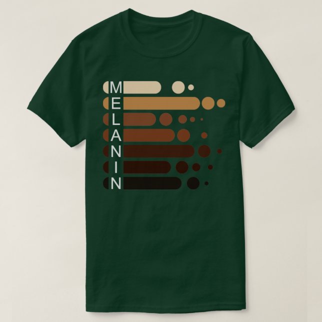 T-shirt Melanin Drippin Melanin (Design devant)