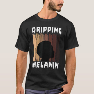 T-shirt Melanin Driving Melanin Femmes Black Girl Melanate