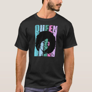 T-shirt Melanin Femmes Afro Cheveux Africain-Américain Nat