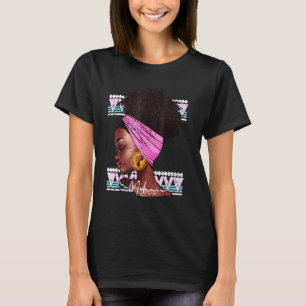 T-shirt Melanin Femmes Noir éduqué Afro American Queen B