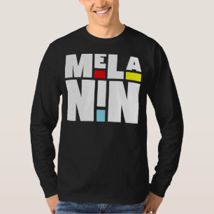 T-shirt Melanin Fier Afro Noir Mois d'histoire Hommes Femm