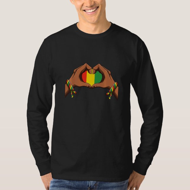 T-shirt Melanin Hand Heart Black History BLM African Ameri (Devant)