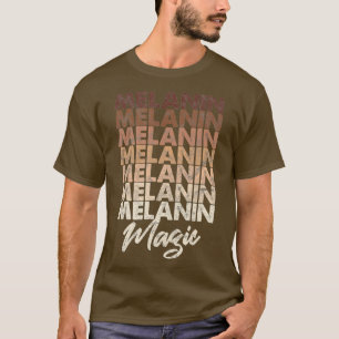 T-shirt Melanin Magie Afrique Amérique Noire Histoire