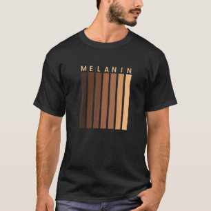 T-shirt Melanin Mois de l'histoire des Noirs Ances Africai