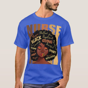 T-shirt Melanin Nurse Afro Hair Black History Month Africa