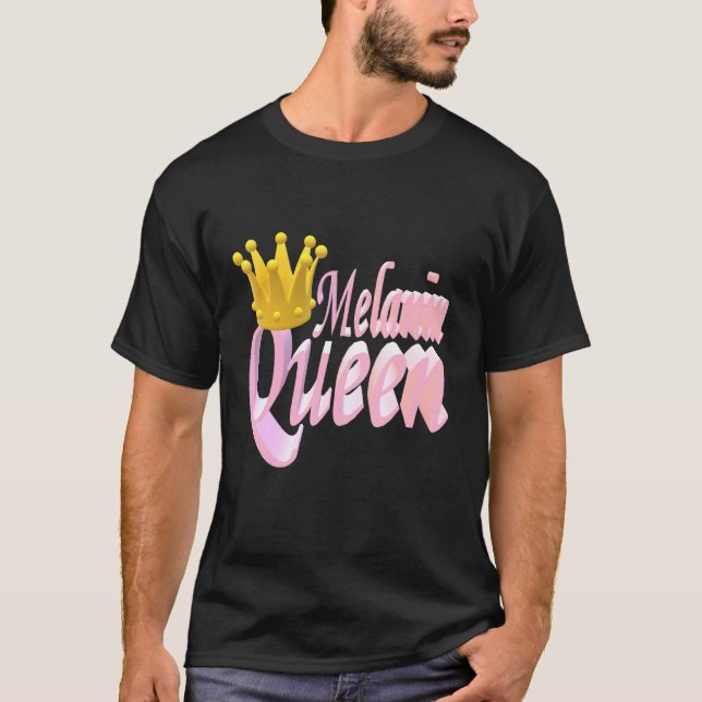 T-shirt Melanin Queen (Devant)