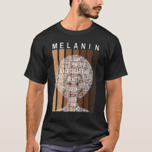 T-shirt Melanin Queen African American Strong Black Natura