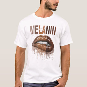 T-shirt Melanin Queen Lips Black History Moth Pride Afric