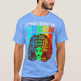 T-shirt Melanin Queen Motivation positive Motivation Mot d