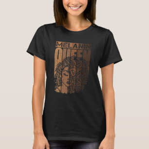 T-shirt Melanin Queen Tee African American Strong Black Na