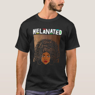 T-shirt Melanin Queen Tee African American Strong Black Na