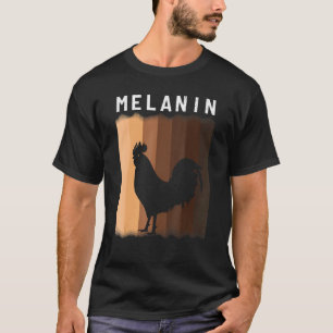 T-shirt Melanin Shades Black Pride Hommes Femmes Pet Poule