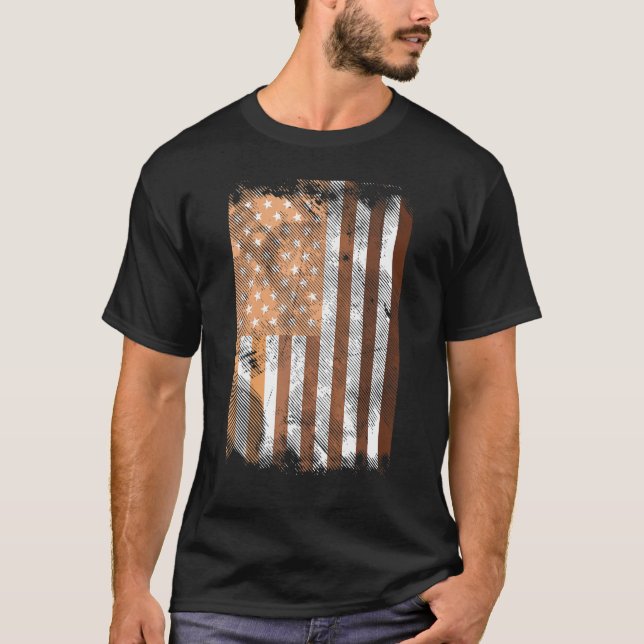 T-shirt Melanin Us Drapeau Black Pride Blm Bhm Afrique Amé (Devant)