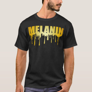 T-shirt Mélanine goutte d'or
