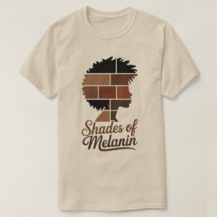 T-shirt Mélanine ombrée Black Queen   Femme Afro Juneteent