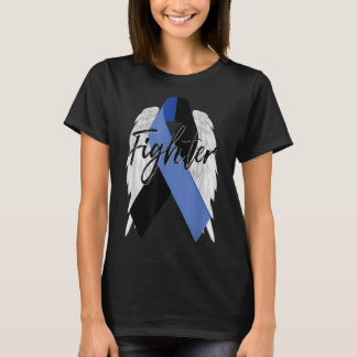 T-shirt Melanoma oculaire Cancer Survivante Chemise Aile d