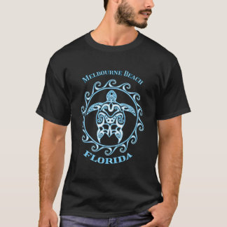 T-shirt Melbourne Beach Florida Tribal Sea Turtle Été