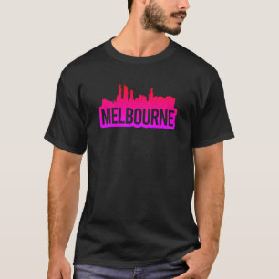 T-shirt Melbourne city Australia Victoria skyline souvenir