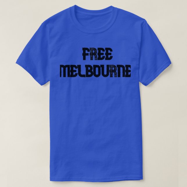 T-shirt melbourne libre (Design devant)