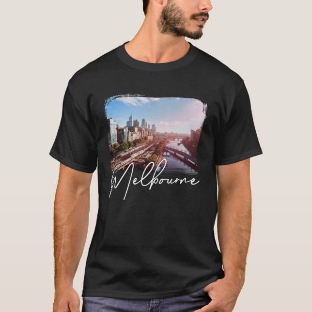 T-shirt Melbourne Melbourne Melbourne Australie (Devant)