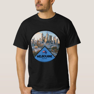 T-shirt Melbourne ville australie paysage
