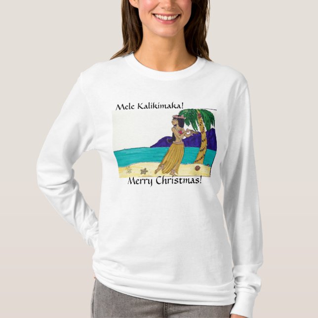 T-shirt Mele Kalikimaka ! (Devant)