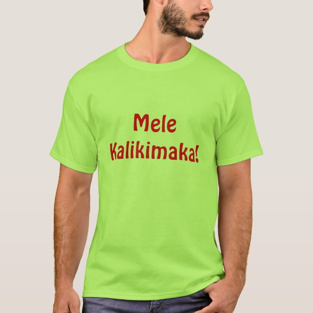 T-shirt Mele Kalikimaka ! (Devant)