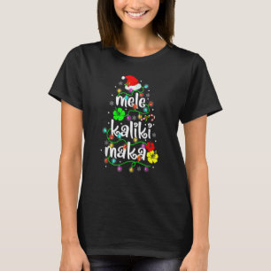 T-shirt Mele Kalikimaka Arbre de Noël Hawaii Hawaii Fam