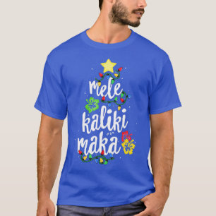 T-shirt Mele Kalikimaka Chemise Pour Femmes Hawaiian Hawai