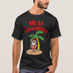 T-shirt Mele Kalikimaka Cool Père Noël maillot de bain Haw
