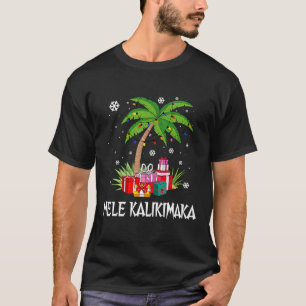 T-shirt Mele Kalikimaka Hawaii Palm Tree Famil